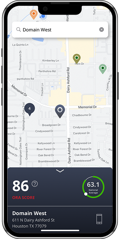 ORA app property detail screen